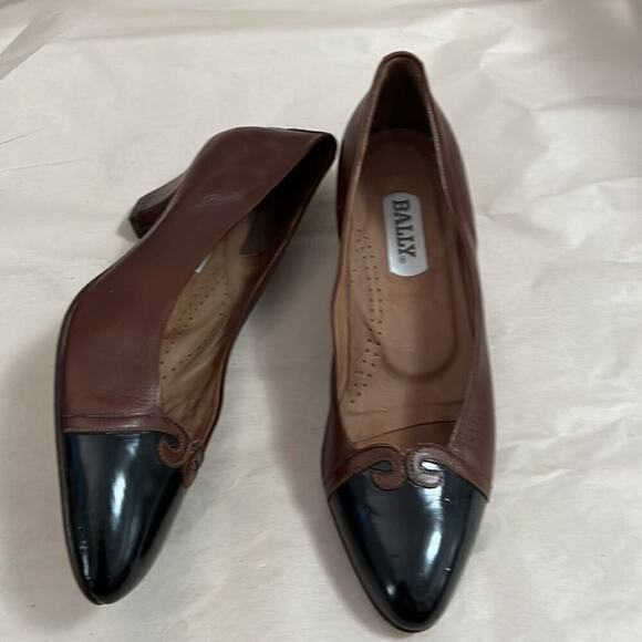 BALLY NAPPA FLEX LEATHER PUMPS SIZE‎ 8M - Picture 2 of 6